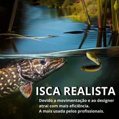 Isca Flexível Tucunas™ - Movimento Ultra Realista